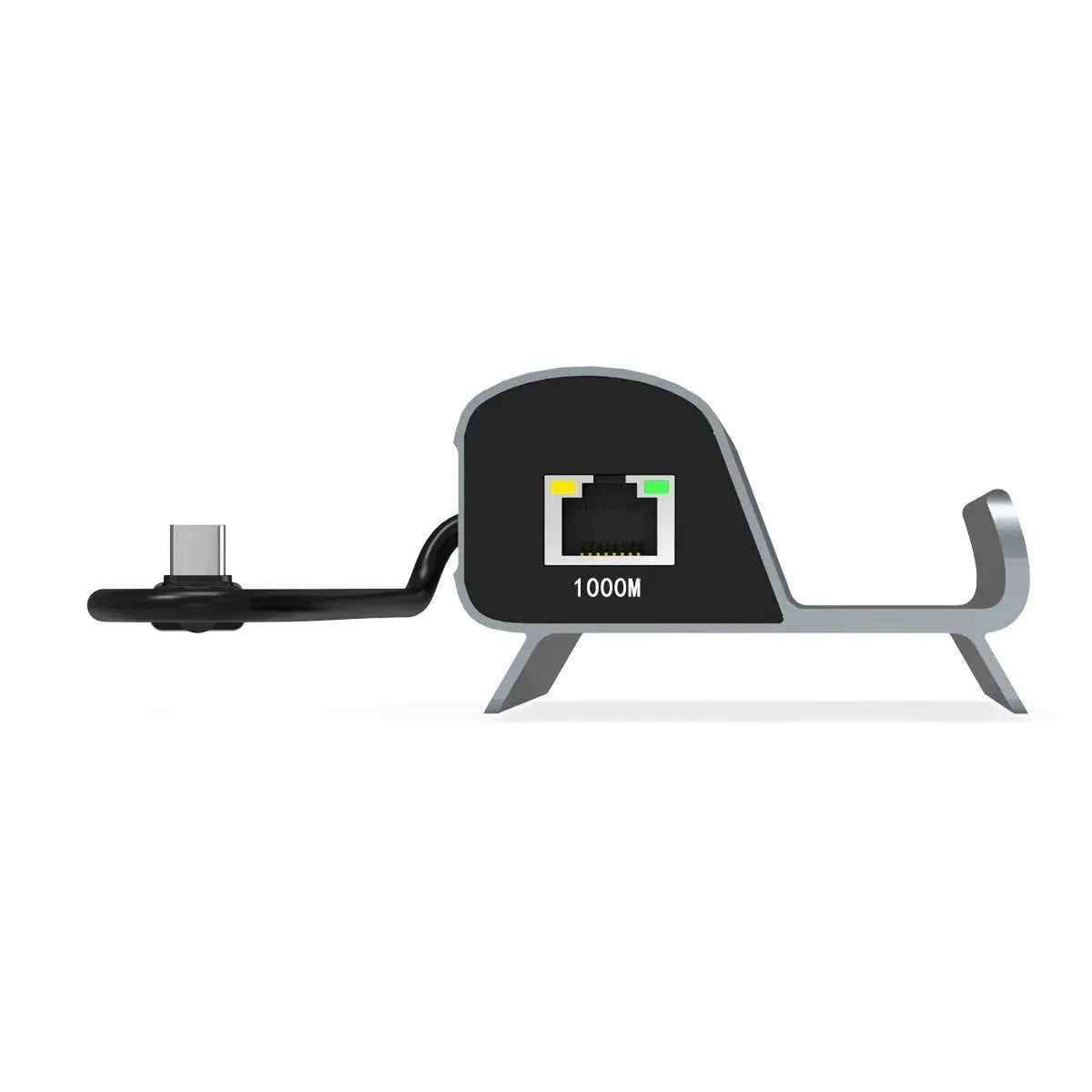 Aluminium alloy 6-in-1 docking station for Steam Deck with Type C interface on a desk