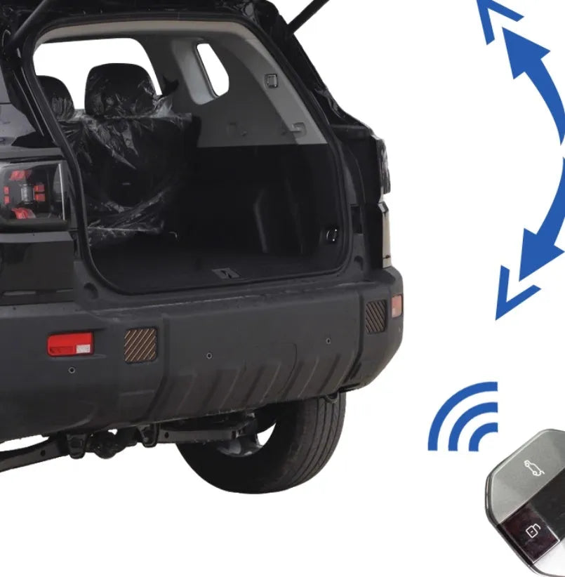 Electric tailgate modification kit with one-foot kick sensor and 4 kg trunk accessories