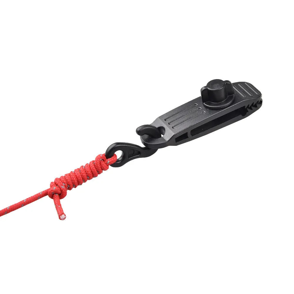 Aluminium alloy tent windproof clip 19g for camping mountaineering fishing