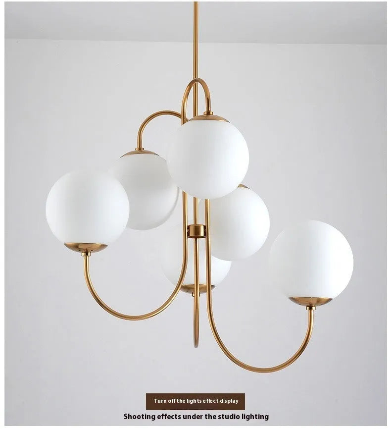 Modern iron droplight with black finish and warm light, size 790x680mm, for living room or restaurant use