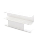Acrylic tweezers display stand storage rack in black finish with tweezers inserted