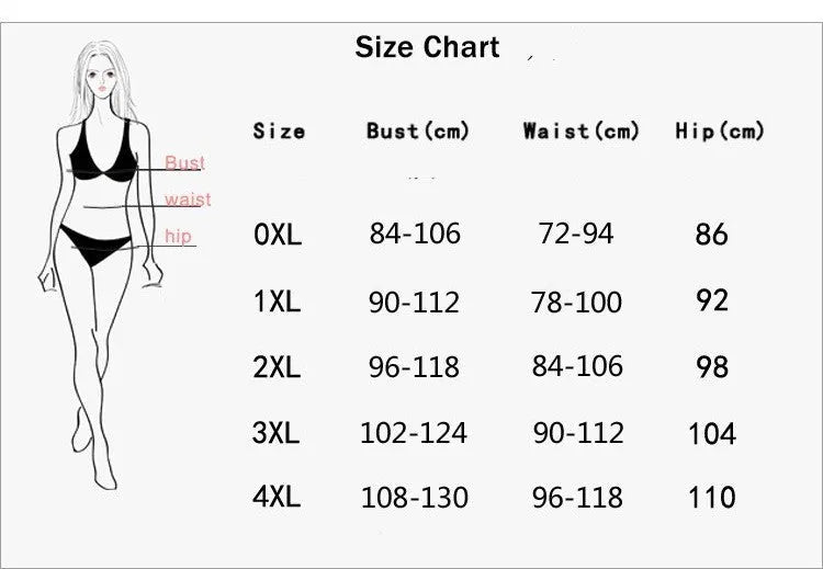 Women's floral printed one-piece swimsuit with split colour design in plus sizes