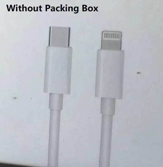 White British 20W USB-C PD fast charger with multiple cable length options including 1m, 1.5m, and 2m
