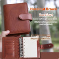 A7 loose-leaf watercolour notebook in five colour options showing removable sheets