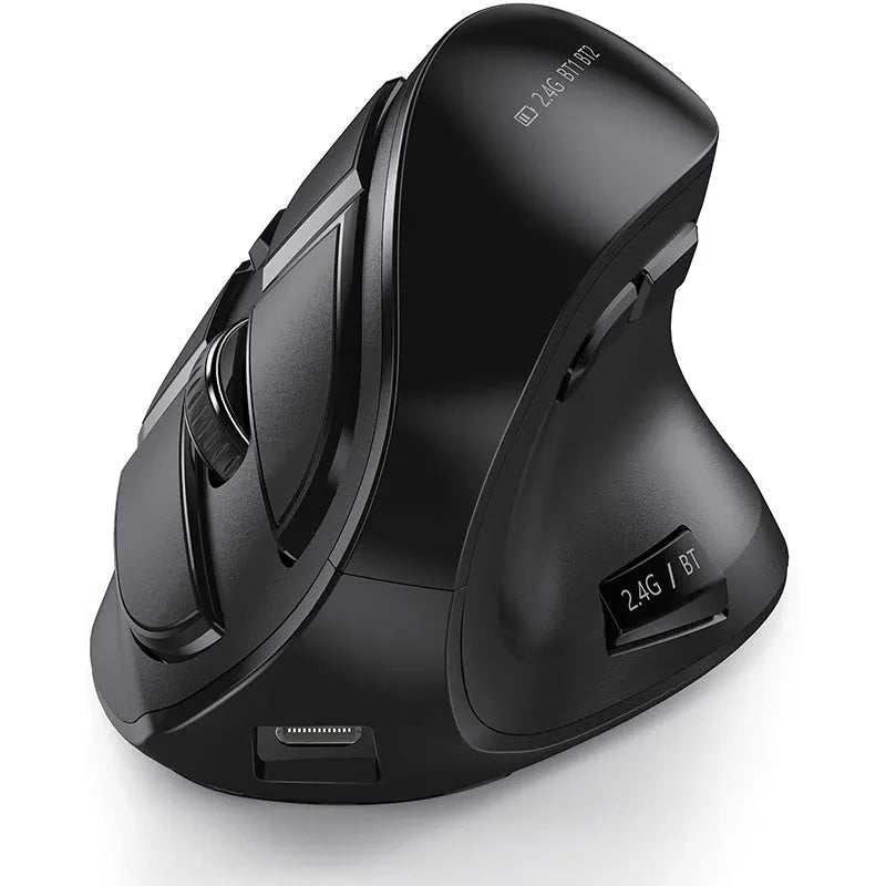 Wireless Bluetooth dual-mode rechargeable optical mouse in multiple colours with 15x8x5cm dimensions