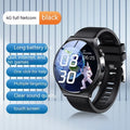Smart watch with 1.28-inch screen showing time display, black colour variant on wrist