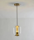 Minimalist Nordic style chandelier in smoky grey colour, 16cm wide by 20cm high.