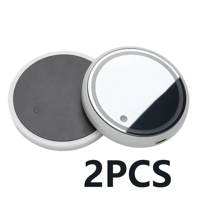 68mm LED light-up car cup coaster with multicolour lights in vehicle holder