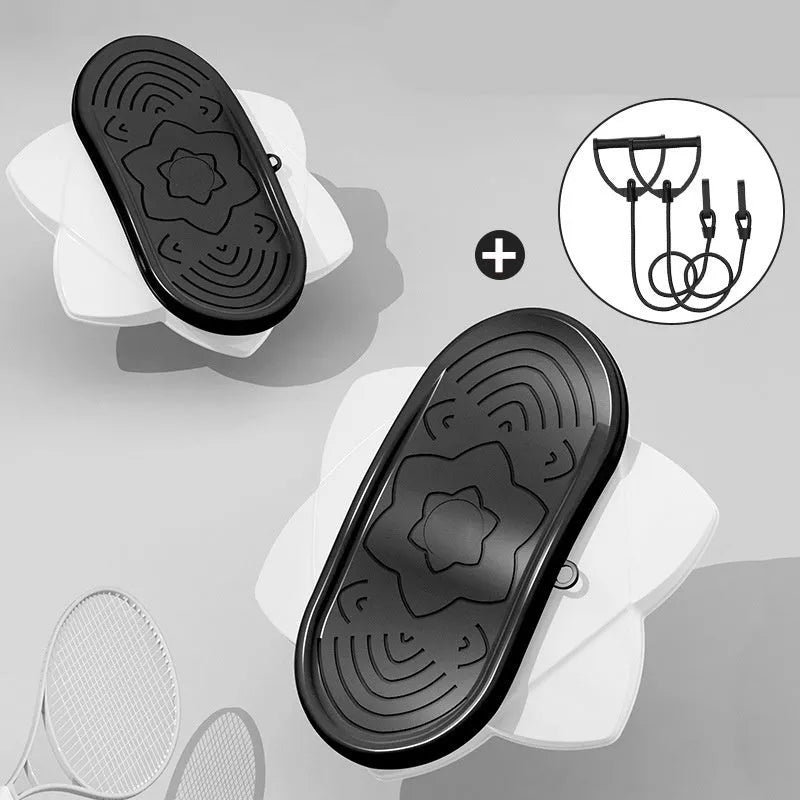 Hexagonal split dual bearing pedal discs, one pair, for home office outdoor fitness and massage use