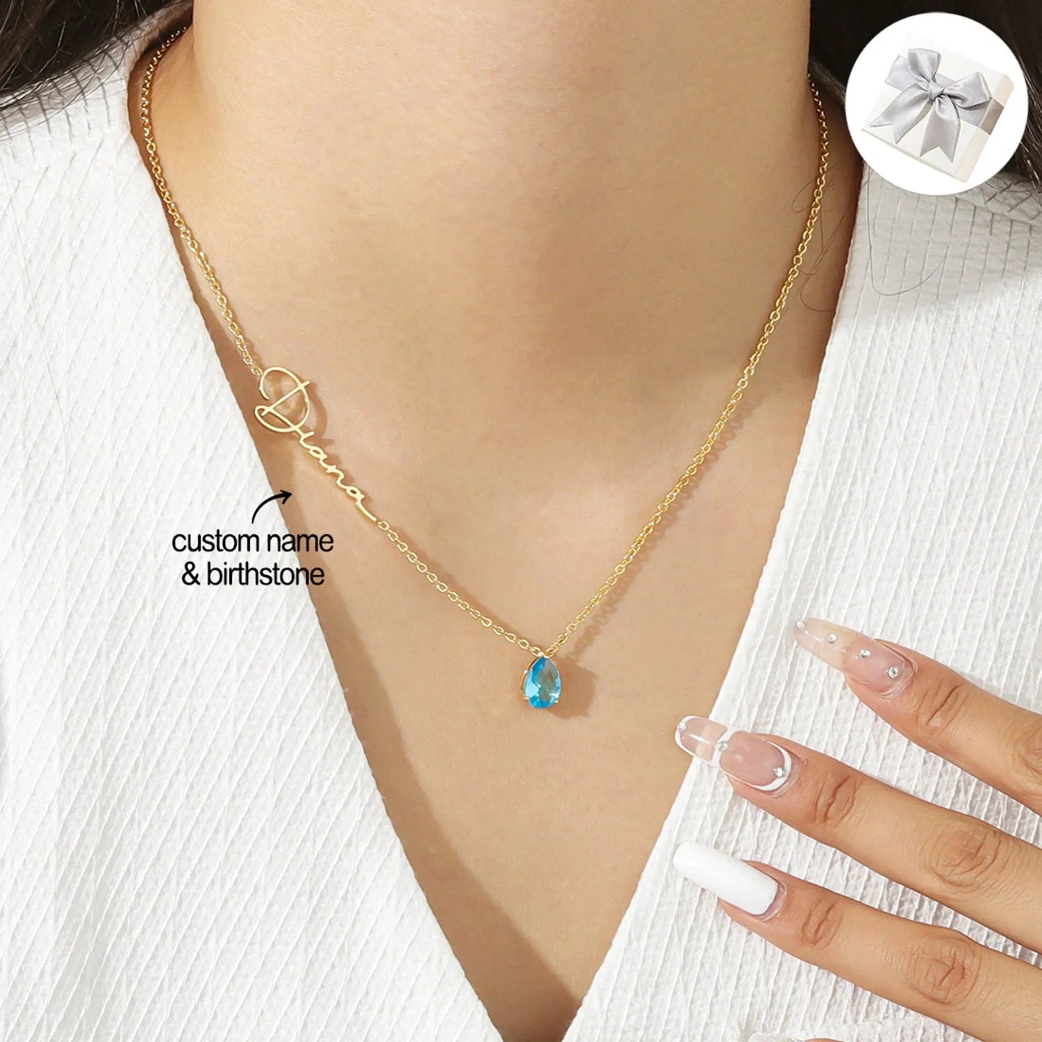 Stainless steel custom name necklace with gold electroplated pendant letter design on unisex chain