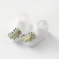 Children's cotton non-slip cartoon socks in hedgehog design on white background