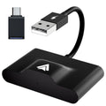Car wired to wireless Android system adaptor for CARPLAY conversion in black or white
