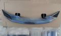 Universal punch-free ABS plastic car spoiler in bright black finish