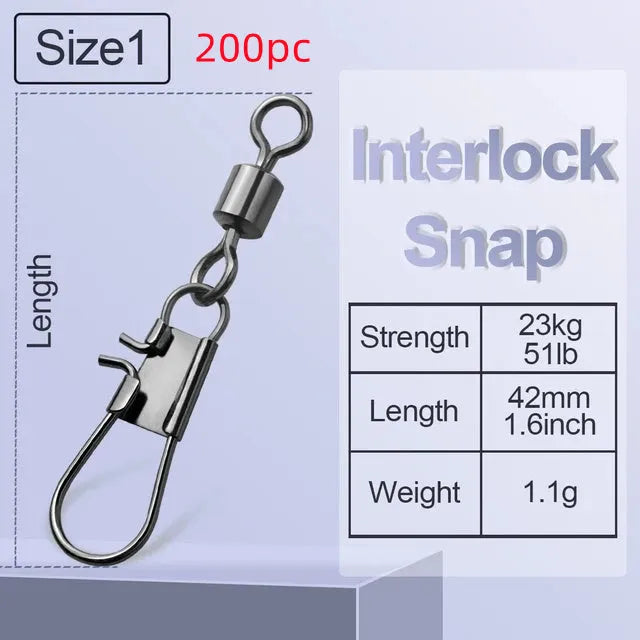Black nickel 8-shaped ring quick connector for lure fishing with copper and stainless steel construction