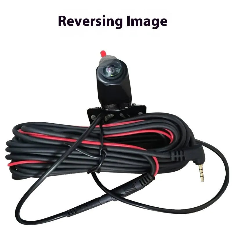 7-inch portable car wireless wired HD reversing image monitor with 1080p screen capacitive touch ABS black for Carplay
