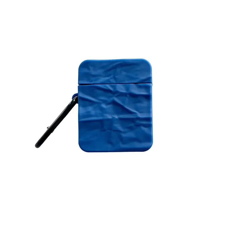 Klein Blue art TPU protective case for Apple AirPods, blue colour, soft shell design.