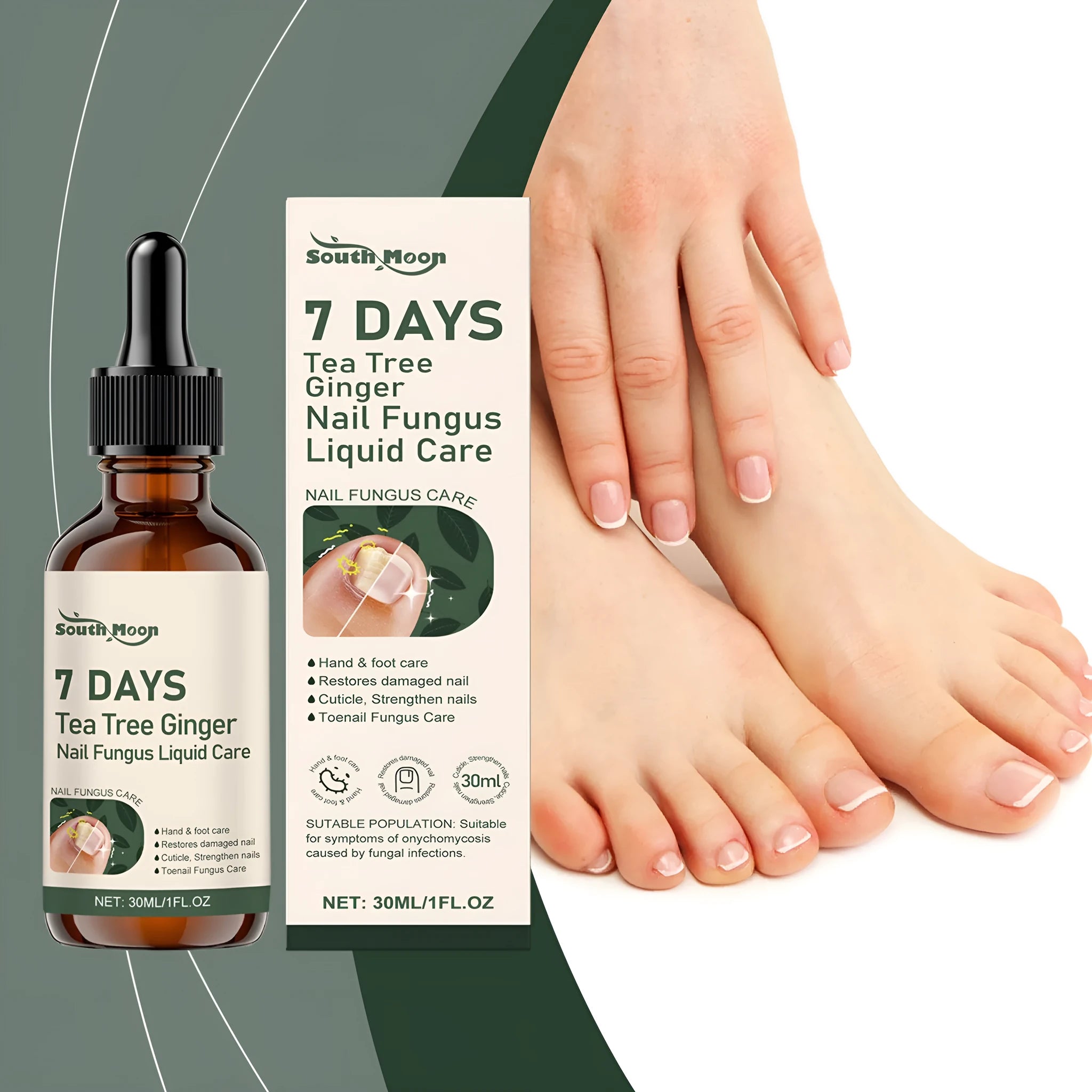 30ml nail care solution bottle for brightening and nourishing nails