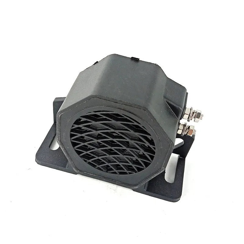 Black GQ-208A 12-80V universal vehicle reversing horn with 105db audible alarm