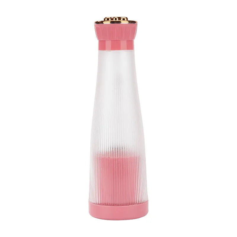 Portable electric juicer 400ml USB rechargeable in white light green pink or violet