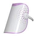 White and purple IPL photon beauty mask device for home facial light therapy.