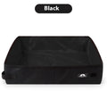 Portable foldable waterproof Oxford cloth cat litter box in black, green, and red