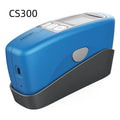 Ceramic portable gloss tester showing CS-300, CS-300S, and CS-380 measurement angle configurations