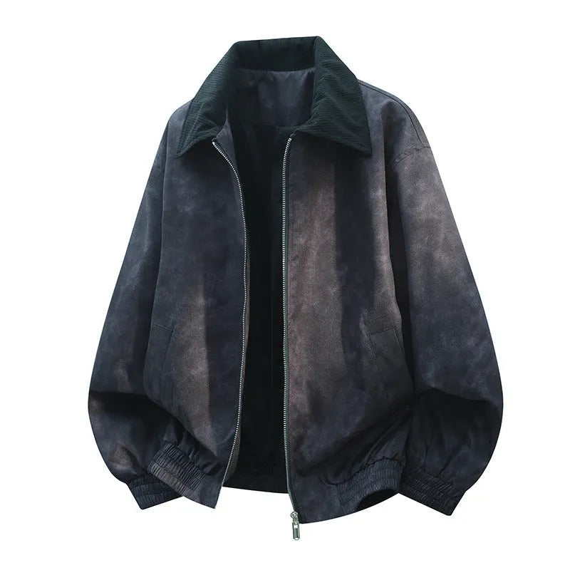 Men's casual jacket with stitching lapel detail in a selection of colours.