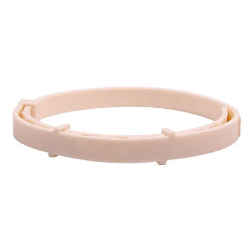 Adjustable pet anti-mosquito collar for cat and dog, made from TPR silica gel with natural plant extracts, providing 8 months flea and insect protection