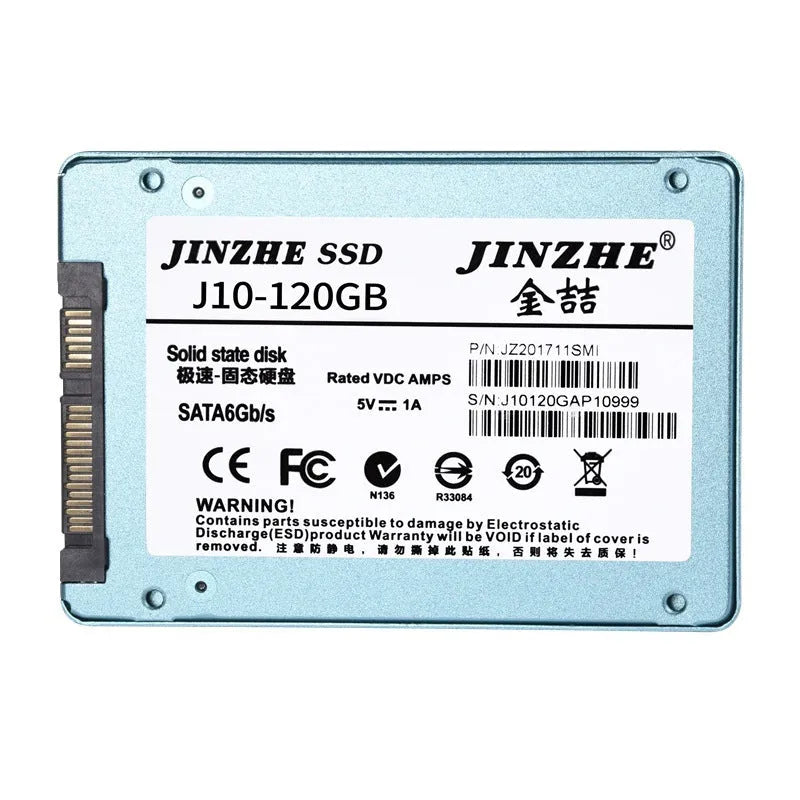 2.5 inch SATA3 internal SSD with 7mm thickness and dimensions 69.8 x 100.1 x 7mm for desktop laptop
