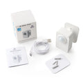Graffiti Smart WiFi PIR human body infrared detector motion sensor anti-theft alarm on a white wall