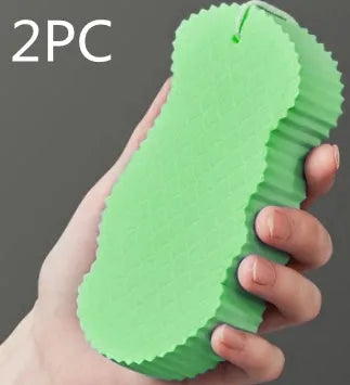 3D fish scale pattern bath sponge ball in soft sponge material for gentle body exfoliation