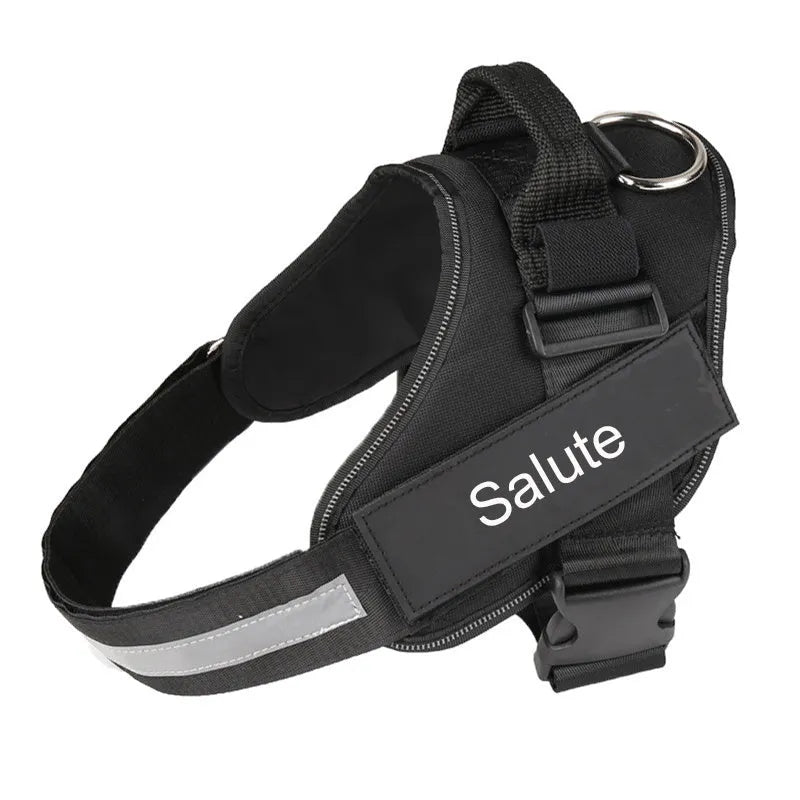 Adjustable reflective no-pull dog harness in multiple colours with chest strap design for small medium large breeds