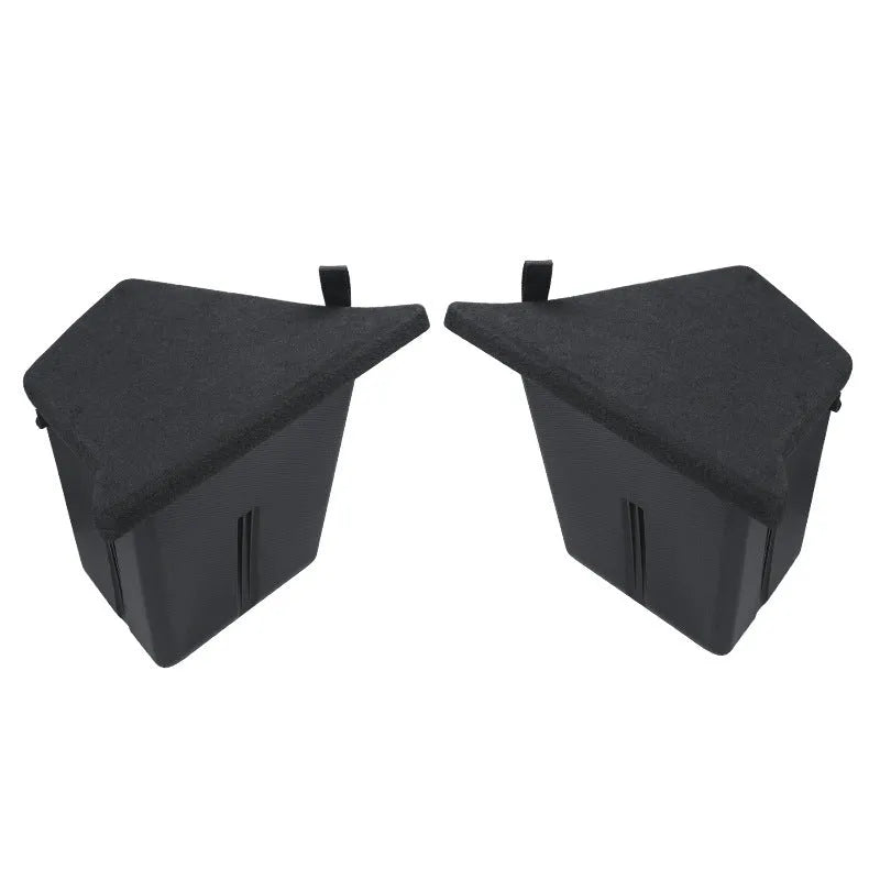 Tesla Model 3 and Model Y trunk side storage box covers in TPE and ABS materials