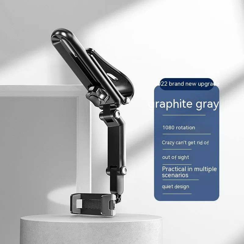 Car phone holder with one clip stable design in black and grey or black and green colours