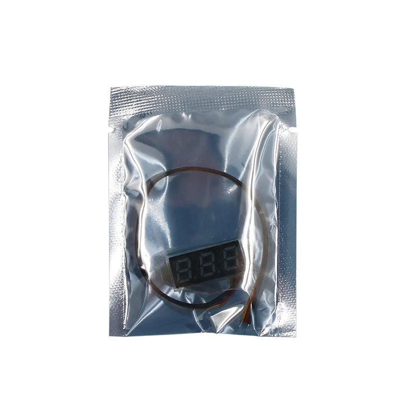 0.28 inch ultra-small digital DC voltmeter with LED display, reverse polarity protection, for car battery and voltage measurement