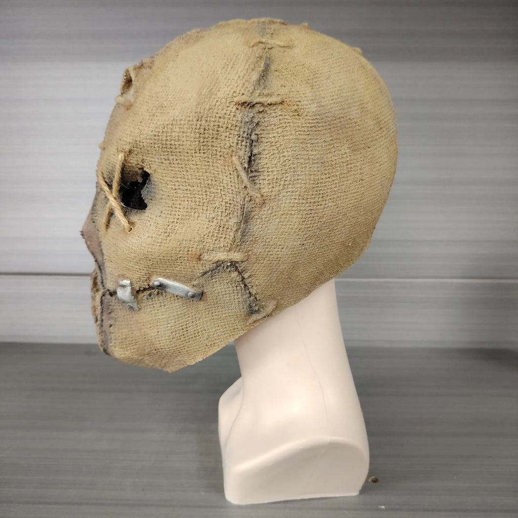 Latex scar skull Halloween mask head cover horror costume accessory