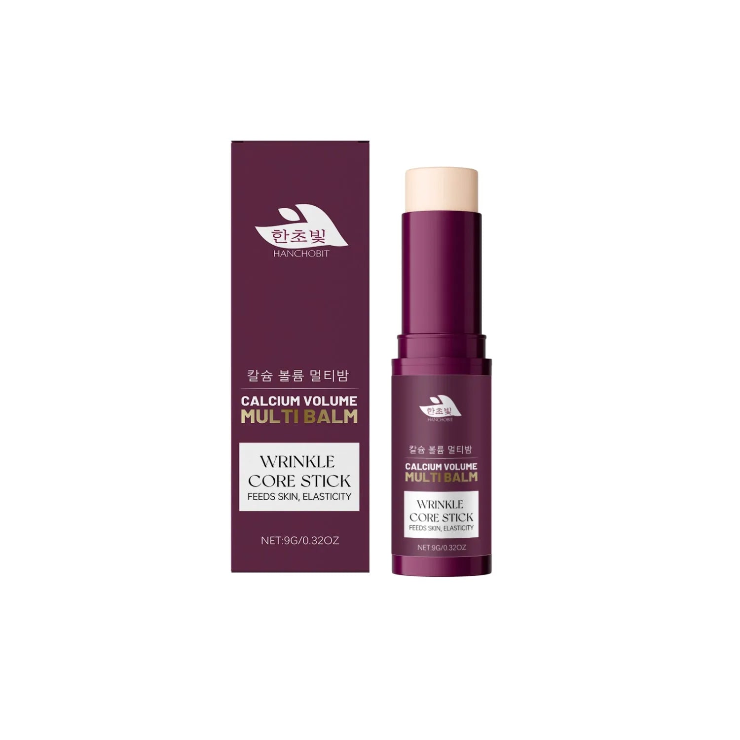 Multi-effect Moisturizing Cream Stick 9g with vitamin C and collagen in twist-up stick packaging