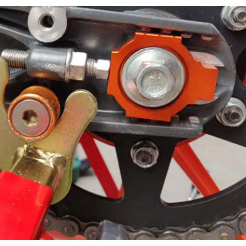 Orange KTM DUKE motorcycle fork regulator screw kit for 200 390 990 models