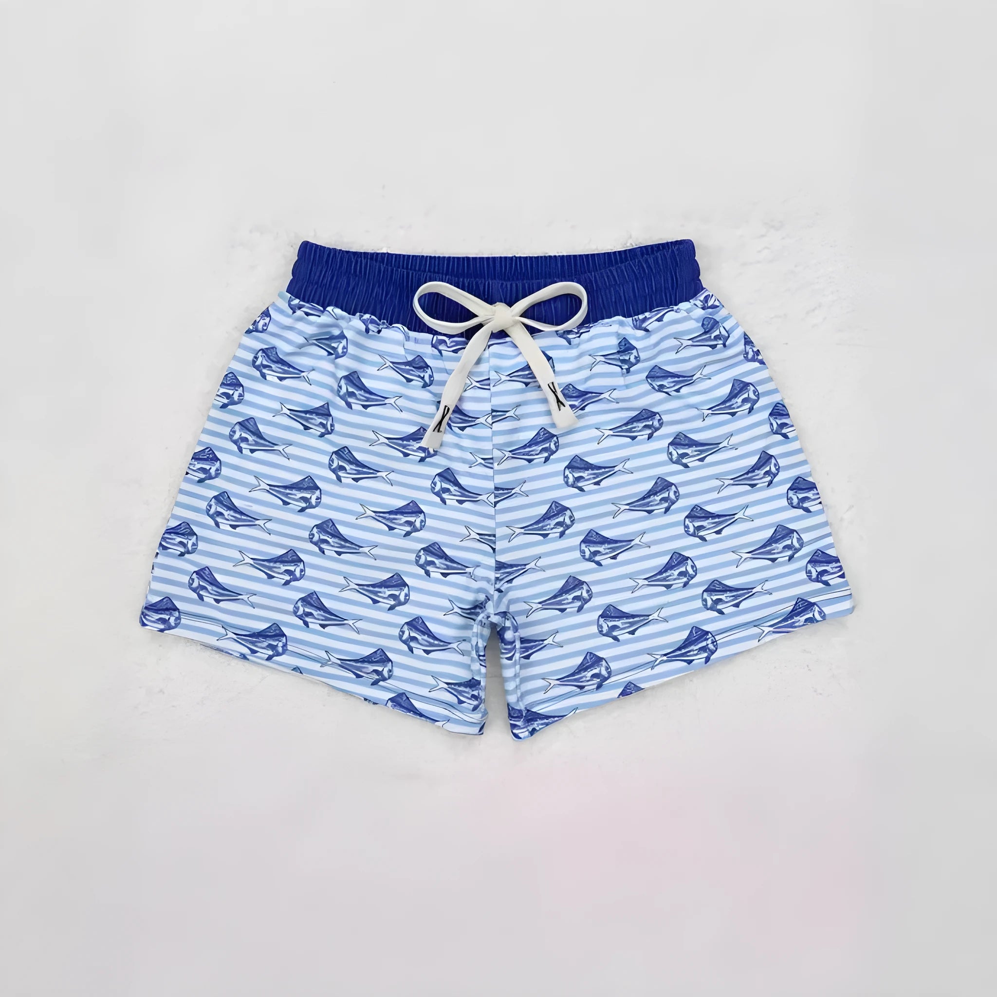 Boys' straight-leg sports shorts in lightweight polyester fabric, shown in one of six available colours.