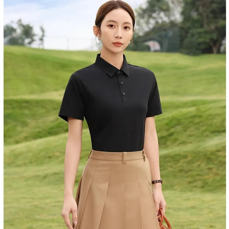 Sorona seamless secondary short sleeve polo shirt in polyester, available in multiple colours and sizes from S to 4XL