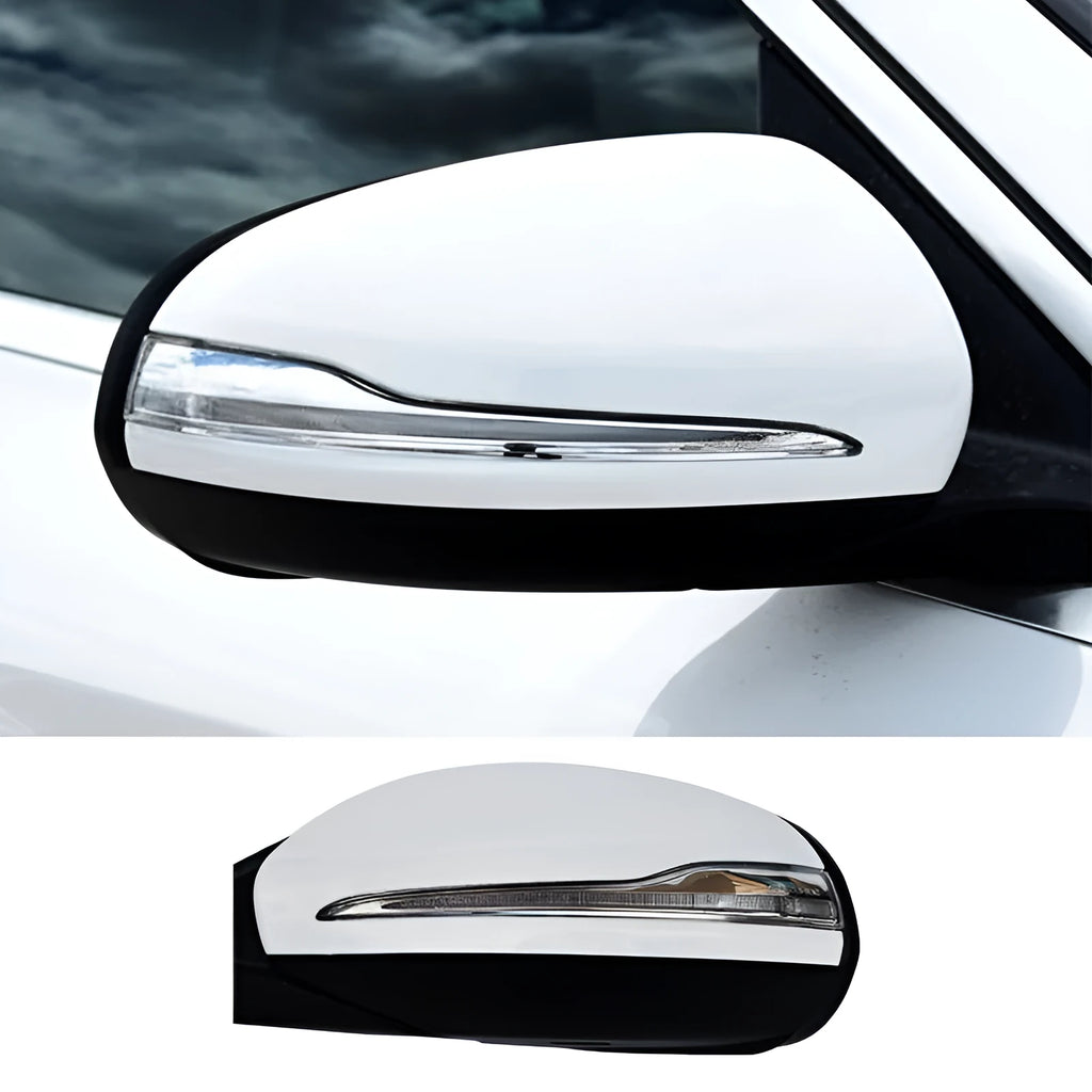Mercedes W205 C-Class rearview mirror assembly replacement reflector in ABS plastic