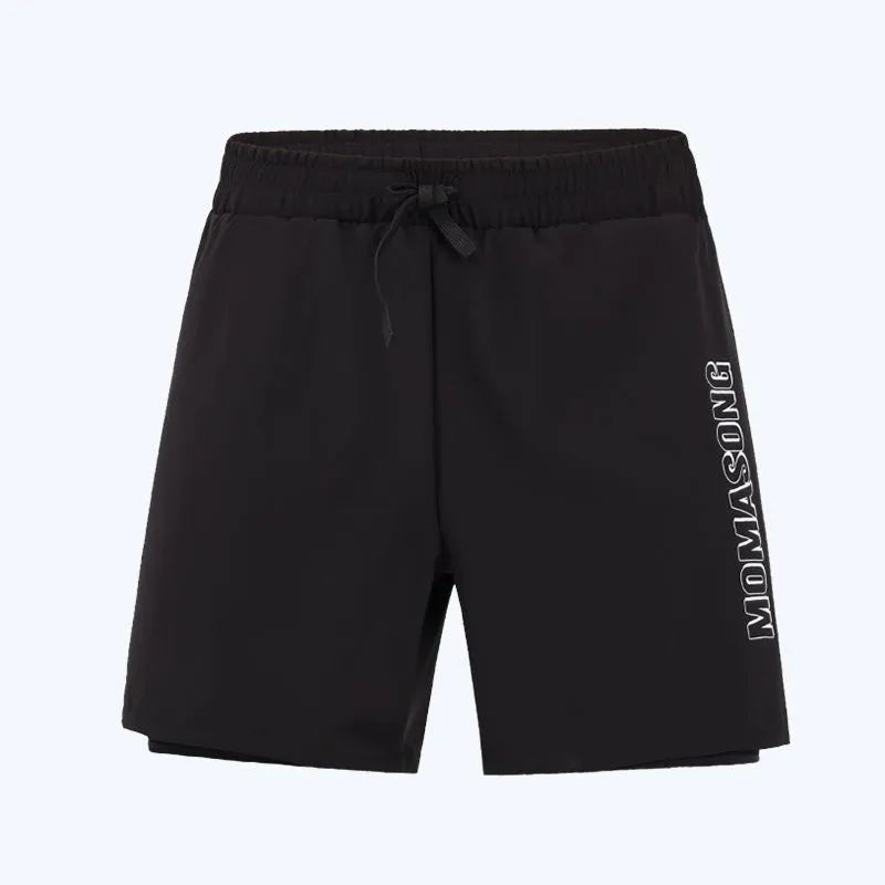 Men's white long sleeve swim top with matching colour swim trunks for beach diving surfing