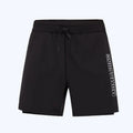 Men's white long sleeve swim top with matching colour swim trunks for beach diving surfing