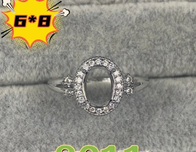 Oval denier ring with five-pointed star ornament and open mouth adjustable design