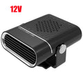 3 In 1 Car Heater Defogger Plug In Cigarette Lighter Mini Car Heater Defroster ABS Black 150W