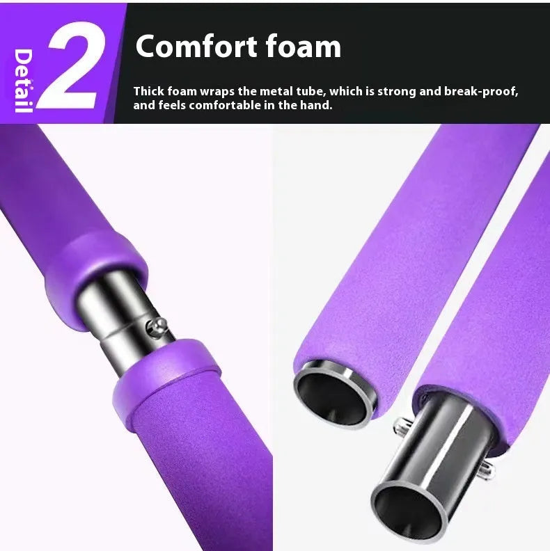 Adjustable fitness pulling rope for hip training and resistance workouts in choice of colours