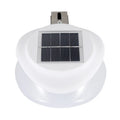 Solar-powered outdoor fence wall lamp with Southeast Asian design mounted on garden fence