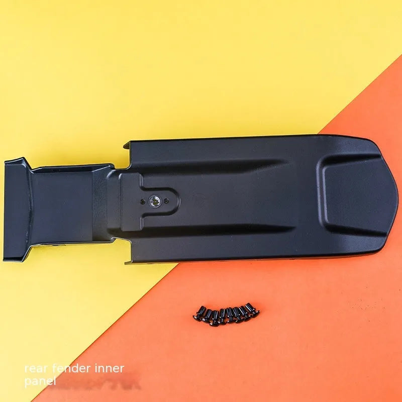 Carbon fibre rear mudguard and fender inner plate set for Light Bee electric off-road bicycle