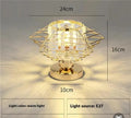 European modern crystal ceiling lamp in black and gold finishes for living room and bedroom