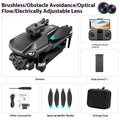 Brushless UAV folding drone with 4.5-inch screen remote control and four-side obstacle avoidance